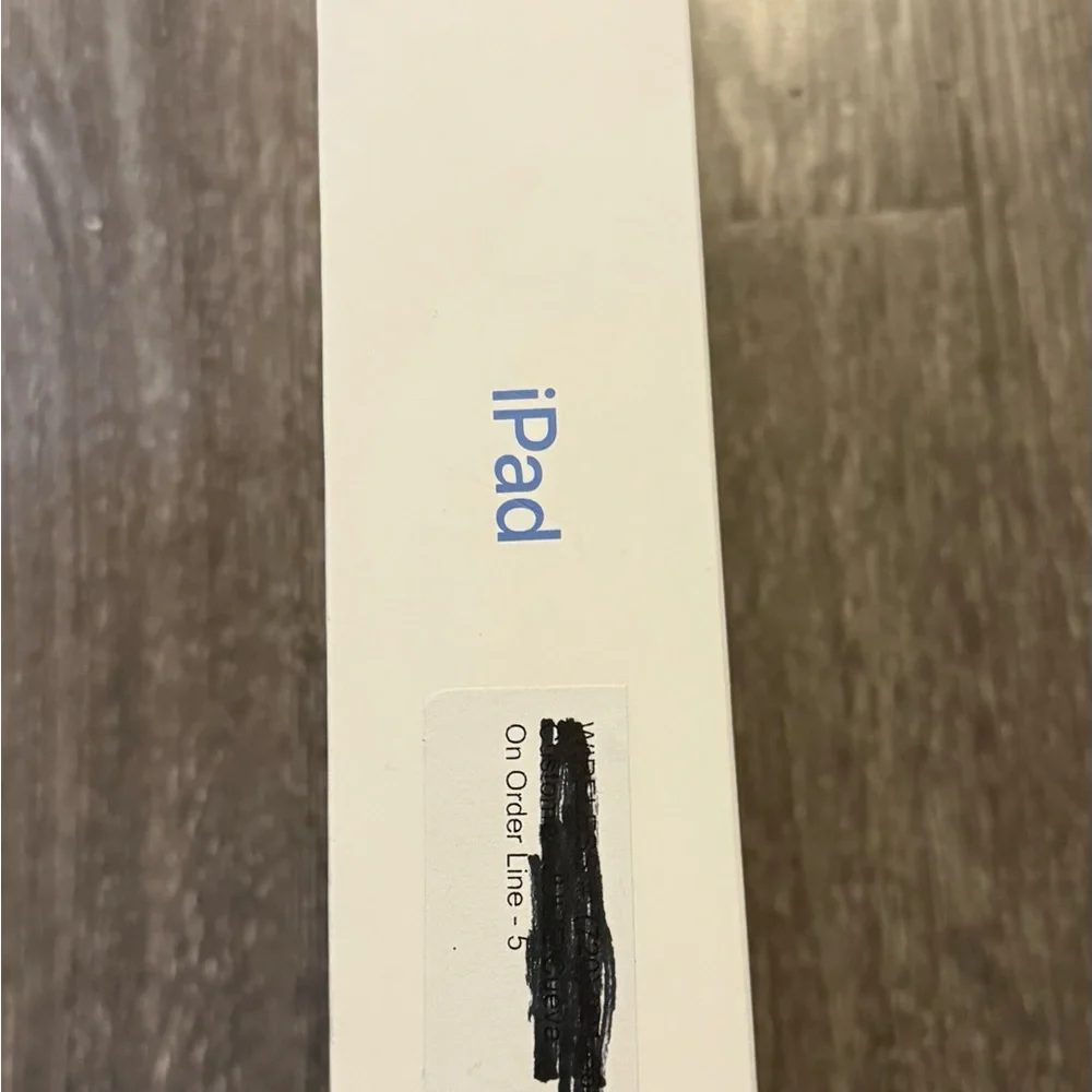Apple iPad EMPTY BOX 10th generation blue 256 GB Apple stickers included